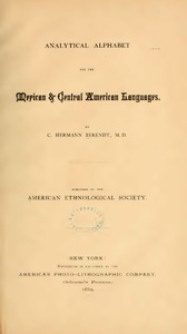 Analytical alphabet for the Mexican & Central American languages